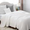 imageBedsure GentleSoft Fleece Throw Blanket for Couch Oxford Tan  Lightweight Plush Fuzzy Cozy Soft Blankets and Throws for Sofa 50x60 inches01  White