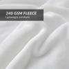 imageBedsure GentleSoft Fleece Throw Blanket for Couch Oxford Tan  Lightweight Plush Fuzzy Cozy Soft Blankets and Throws for Sofa 50x60 inches01  White