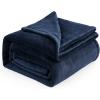 imageBedsure GentleSoft Fleece Throw Blanket for Couch Oxford Tan  Lightweight Plush Fuzzy Cozy Soft Blankets and Throws for Sofa 50x60 inches02  Navy