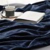 imageBedsure GentleSoft Fleece Throw Blanket for Couch Oxford Tan  Lightweight Plush Fuzzy Cozy Soft Blankets and Throws for Sofa 50x60 inches02  Navy