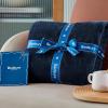 imageBedsure GentleSoft Fleece Throw Blanket for Couch Oxford Tan  Lightweight Plush Fuzzy Cozy Soft Blankets and Throws for Sofa 50x60 inches02  Navy