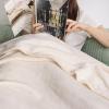 imageBedsure GentleSoft Fleece Throw Blanket for Couch Oxford Tan  Lightweight Plush Fuzzy Cozy Soft Blankets and Throws for Sofa 50x60 inches04  Cream