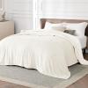imageBedsure GentleSoft Fleece Throw Blanket for Couch Oxford Tan  Lightweight Plush Fuzzy Cozy Soft Blankets and Throws for Sofa 50x60 inches04  Cream