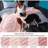 imageBedsure GentleSoft Fleece Throw Blanket for Couch Oxford Tan  Lightweight Plush Fuzzy Cozy Soft Blankets and Throws for Sofa 50x60 inches05  Pink