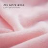 imageBedsure GentleSoft Fleece Throw Blanket for Couch Oxford Tan  Lightweight Plush Fuzzy Cozy Soft Blankets and Throws for Sofa 50x60 inches05  Pink