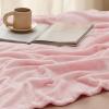 imageBedsure GentleSoft Fleece Throw Blanket for Couch Oxford Tan  Lightweight Plush Fuzzy Cozy Soft Blankets and Throws for Sofa 50x60 inches05  Pink