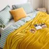imageBedsure GentleSoft Fleece Throw Blanket for Couch Oxford Tan  Lightweight Plush Fuzzy Cozy Soft Blankets and Throws for Sofa 50x60 inchesBright Gold