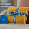 imageBedsure GentleSoft Fleece Throw Blanket for Couch Oxford Tan  Lightweight Plush Fuzzy Cozy Soft Blankets and Throws for Sofa 50x60 inchesBright Gold
