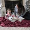 imageBedsure GentleSoft Fleece Throw Blanket for Couch Oxford Tan  Lightweight Plush Fuzzy Cozy Soft Blankets and Throws for Sofa 50x60 inchesBurgundy Red
