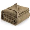 imageBedsure GentleSoft Fleece Throw Blanket for Couch Oxford Tan  Lightweight Plush Fuzzy Cozy Soft Blankets and Throws for Sofa 50x60 inchesCamel