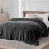 imageBedsure GentleSoft Fleece Throw Blanket for Couch Oxford Tan  Lightweight Plush Fuzzy Cozy Soft Blankets and Throws for Sofa 50x60 inchesCharcoal