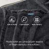 imageBedsure GentleSoft Fleece Throw Blanket for Couch Oxford Tan  Lightweight Plush Fuzzy Cozy Soft Blankets and Throws for Sofa 50x60 inchesCharcoal