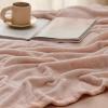 imageBedsure GentleSoft Fleece Throw Blanket for Couch Oxford Tan  Lightweight Plush Fuzzy Cozy Soft Blankets and Throws for Sofa 50x60 inchesDusty Pink