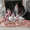 imageBedsure GentleSoft Fleece Throw Blanket for Couch Oxford Tan  Lightweight Plush Fuzzy Cozy Soft Blankets and Throws for Sofa 50x60 inchesDusty Pink