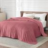 imageBedsure GentleSoft Fleece Throw Blanket for Couch Oxford Tan  Lightweight Plush Fuzzy Cozy Soft Blankets and Throws for Sofa 50x60 inchesDusty Rose