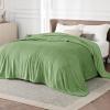 imageBedsure GentleSoft Fleece Throw Blanket for Couch Oxford Tan  Lightweight Plush Fuzzy Cozy Soft Blankets and Throws for Sofa 50x60 inchesEmerald