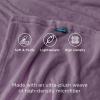 imageBedsure GentleSoft Fleece Throw Blanket for Couch Oxford Tan  Lightweight Plush Fuzzy Cozy Soft Blankets and Throws for Sofa 50x60 inchesFog Purple