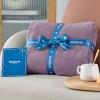imageBedsure GentleSoft Fleece Throw Blanket for Couch Oxford Tan  Lightweight Plush Fuzzy Cozy Soft Blankets and Throws for Sofa 50x60 inchesFog Purple
