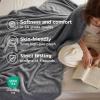 imageBedsure GentleSoft Fleece Throw Blanket for Couch Oxford Tan  Lightweight Plush Fuzzy Cozy Soft Blankets and Throws for Sofa 50x60 inchesGrey