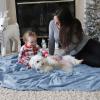imageBedsure GentleSoft Fleece Throw Blanket for Couch Oxford Tan  Lightweight Plush Fuzzy Cozy Soft Blankets and Throws for Sofa 50x60 inchesLight Blue