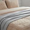 imageBedsure GentleSoft Fleece Throw Blanket for Couch Oxford Tan  Lightweight Plush Fuzzy Cozy Soft Blankets and Throws for Sofa 50x60 inchesLight Grey