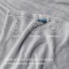 imageBedsure GentleSoft Fleece Throw Blanket for Couch Oxford Tan  Lightweight Plush Fuzzy Cozy Soft Blankets and Throws for Sofa 50x60 inchesLight Grey