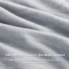 imageBedsure GentleSoft Fleece Throw Blanket for Couch Oxford Tan  Lightweight Plush Fuzzy Cozy Soft Blankets and Throws for Sofa 50x60 inchesLight Grey