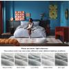 imageBedsure GentleSoft Fleece Throw Blanket for Couch Oxford Tan  Lightweight Plush Fuzzy Cozy Soft Blankets and Throws for Sofa 50x60 inchesLight Grey