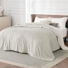 imageBedsure GentleSoft Fleece Throw Blanket for Couch Oxford Tan  Lightweight Plush Fuzzy Cozy Soft Blankets and Throws for Sofa 50x60 inchesLinen