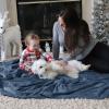 imageBedsure GentleSoft Fleece Throw Blanket for Couch Oxford Tan  Lightweight Plush Fuzzy Cozy Soft Blankets and Throws for Sofa 50x60 inchesMineral Blue