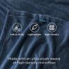 imageBedsure GentleSoft Fleece Throw Blanket for Couch Oxford Tan  Lightweight Plush Fuzzy Cozy Soft Blankets and Throws for Sofa 50x60 inchesMineral Blue