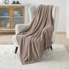 imageBedsure GentleSoft Fleece Throw Blanket for Couch Oxford Tan  Lightweight Plush Fuzzy Cozy Soft Blankets and Throws for Sofa 50x60 inchesMocha Brown
