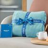 imageBedsure GentleSoft Fleece Throw Blanket for Couch Oxford Tan  Lightweight Plush Fuzzy Cozy Soft Blankets and Throws for Sofa 50x60 inchesRiver Blue
