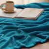 imageBedsure GentleSoft Fleece Throw Blanket for Couch Oxford Tan  Lightweight Plush Fuzzy Cozy Soft Blankets and Throws for Sofa 50x60 inchesTeal Blue