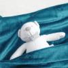 imageBedsure GentleSoft Fleece Throw Blanket for Couch Oxford Tan  Lightweight Plush Fuzzy Cozy Soft Blankets and Throws for Sofa 50x60 inchesTeal Blue