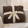 imageBedsure GentleSoft Twin Blanket for Bed  Super Soft Cozy Blankets for Kids Girls Cute Fuzzy Fleece Throws for Bedroom Couch Light Yellow 60x80 InchesBrown