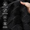 imageBedsure GentleSoft Twin Blanket for Bed  Super Soft Cozy Blankets for Kids Girls Cute Fuzzy Fleece Throws for Bedroom Couch Light Yellow 60x80 InchesBlack