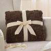 imageBedsure GentleSoft Twin Blanket for Bed  Super Soft Cozy Blankets for Kids Girls Cute Fuzzy Fleece Throws for Bedroom Couch Light Yellow 60x80 InchesBrown