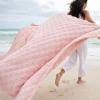 imageBedsure GentleSoft Twin Blanket for Bed  Super Soft Cozy Blankets for Kids Girls Cute Fuzzy Fleece Throws for Bedroom Couch Light Yellow 60x80 InchesBaby Pink