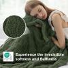 imageBedsure GentleSoft Twin Blanket for Bed  Super Soft Cozy Blankets for Kids Girls Cute Fuzzy Fleece Throws for Bedroom Couch Light Yellow 60x80 InchesBronze Green