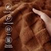 imageBedsure GentleSoft Twin Blanket for Bed  Super Soft Cozy Blankets for Kids Girls Cute Fuzzy Fleece Throws for Bedroom Couch Light Yellow 60x80 InchesBurnt Orange