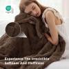imageBedsure GentleSoft Twin Blanket for Bed  Super Soft Cozy Blankets for Kids Girls Cute Fuzzy Fleece Throws for Bedroom Couch Light Yellow 60x80 InchesBrown