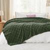 imageBedsure GentleSoft Twin Blanket for Bed  Super Soft Cozy Blankets for Kids Girls Cute Fuzzy Fleece Throws for Bedroom Couch Light Yellow 60x80 InchesBronze Green