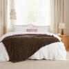 imageBedsure GentleSoft Twin Blanket for Bed  Super Soft Cozy Blankets for Kids Girls Cute Fuzzy Fleece Throws for Bedroom Couch Light Yellow 60x80 InchesBrown