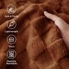 imageBedsure GentleSoft Twin Blanket for Bed  Super Soft Cozy Blankets for Kids Girls Cute Fuzzy Fleece Throws for Bedroom Couch Light Yellow 60x80 InchesBurnt Orange
