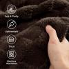 imageBedsure GentleSoft Twin Blanket for Bed  Super Soft Cozy Blankets for Kids Girls Cute Fuzzy Fleece Throws for Bedroom Couch Light Yellow 60x80 InchesChocolate