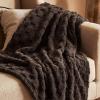 imageBedsure GentleSoft Twin Blanket for Bed  Super Soft Cozy Blankets for Kids Girls Cute Fuzzy Fleece Throws for Bedroom Couch Light Yellow 60x80 InchesChocolate