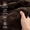 imageBedsure GentleSoft Twin Blanket for Bed  Super Soft Cozy Blankets for Kids Girls Cute Fuzzy Fleece Throws for Bedroom Couch Light Yellow 60x80 InchesChocolate