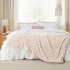 imageBedsure GentleSoft Twin Blanket for Bed  Super Soft Cozy Blankets for Kids Girls Cute Fuzzy Fleece Throws for Bedroom Couch Light Yellow 60x80 InchesCream