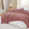 imageBedsure GentleSoft Twin Blanket for Bed  Super Soft Cozy Blankets for Kids Girls Cute Fuzzy Fleece Throws for Bedroom Couch Light Yellow 60x80 InchesDusty Pink